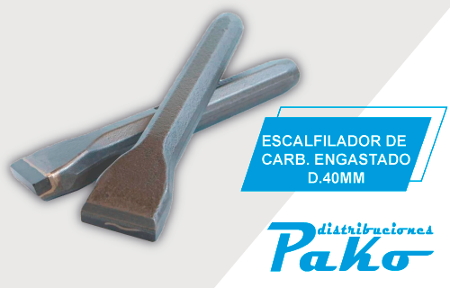 ESCALFILADOR DE CARB. ENGASTADO D.40MM