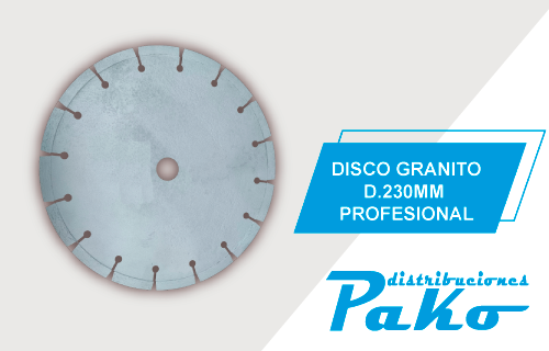 DISCO GRANITO D.230MM PROFESIONAL