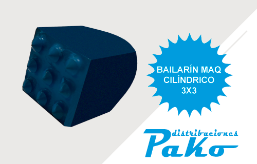 BAILARIN MAQUINA 3x3 CILINDRICO 25x25